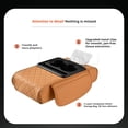 thumbnail image 3 of Car Armrest Storage Box - Car Arm Rest Cushion, 5-in-1 Center Console Cover with Cup Holder, Phone Storage and Ergonomic Design for All Seasons(Black), 3 of 5