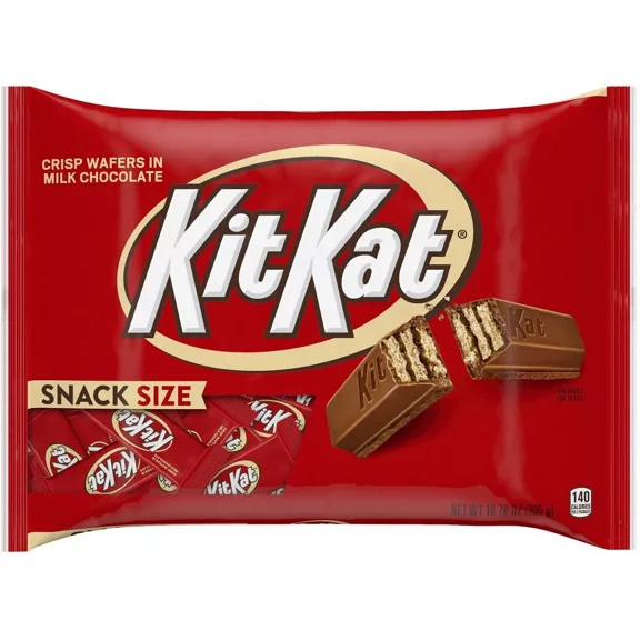 Kit Kat Milk Chocolate Snack Size Wafer Candy Bars - 10.78oz