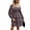 Blush Pink, variant on Womens Smocked Flounce Sleeve Ruffled Dress Layered Sheer Overlay 100% Polyester For Day To Night Occasion Party