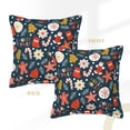 thumbnail image 3 of Bingfone Decorative Pillow Covers 20"X20" Holiday Christmas Cookies Couch Pillow Cases Modern Farmhouse Covers For Couch Sofa Bed, 3 of 9