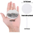 thumbnail image 2 of FMSHPON Grey Peacock Feathers Simple Pattern Set of 6 Car Coaster for Drinks, Absorbent Ceramic Stone Coasters Cup Mat with Cork Base for Home Kitchen Room Coffee Table Bar Decor, 2 of 5