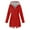 C Red, variant on Fanxing Clearance Women Plus Size Rain Jacket Lightweight Waterproof Rain Coat with Hooded Stripes Windproof Windbreaker Fall Outerwear S-5XL