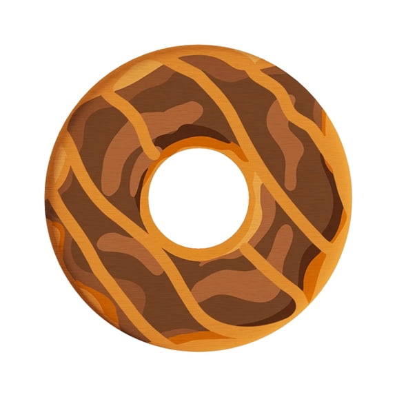 Donut Diatomaceous Earth Absorbent Coaster, Heat Resistant Cup Mat For Desktop Office Kitchen, 1 Pack