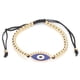 thumbnail image 3 of Pulsera Cuerda Pulsera con cuentas Pulsera bohemia de ojos azules turcos Pulsera de hilo Mejor en su clase Jadeshay A, 3 of 8