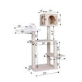 thumbnail image 3 of Armarkat Model Premium Scotch Pine, Solid Wood,real wood Cat Tree, 50" Tall S5103, 3 of 6