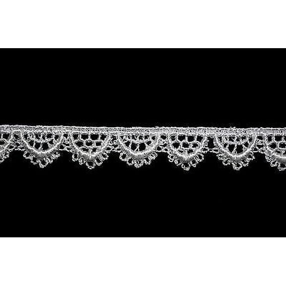 Lily 0.5" offwhite Venice Lace Trim Scalloped Sewing Notions By Yardage