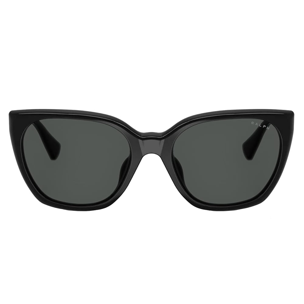 Ralph Lauren RA 5330U Plastic Womens Butterfly Sunglasses Shiny Black 56mm Adult