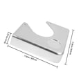 thumbnail image 2 of HAMPPLIES 2Ud Protector De Para De Billar En Resistente Resina Con Acabado Cromado Moderno, 2 of 8