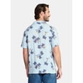 thumbnail image 2 of Bluey Men's and Big Men's Graphic Button-Up Shirt, Sizes XS-5XL, 2 of 5