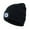 Black, variant on Viworld Unisex Kintted Hat with Led Light Autumn Winter Warm Beanie Cap Outdoor Flashlight Lamp for Camping Hiking Walking Fishing Running