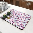 thumbnail image 3 of Washable Rubber Pioneer Colorful Floral Dish Drying Mats for Kitchen Counter Home Large Coffee Bar Pad Accessories and Decor for Utensils Stemware 23.5''x15.5'', 3 of 7