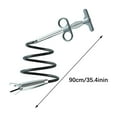 thumbnail image 5 of 0.9 Meter 4-Claw Drain Unclogger Tool | Flexible Spring for Toilet, Kitchen & Bathroom Drains | Hair Catcher & Debris Retriever with Comfort Grip Handle | 1-Pack, 5 of 5