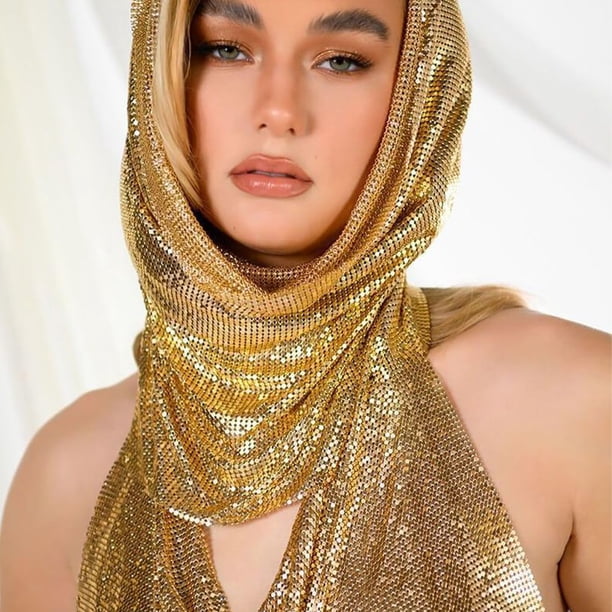 Metal Gold Sequin Fabric 29.25 in Long Gold Glitter Fabric 17.71 in Wide  Shiny Mesh Fabric for DIY Sewing Tablecloth Dress Clothing Wedding Backdrop  Home Decor 3.5mm Thick DIY - Walmart Business Supplies