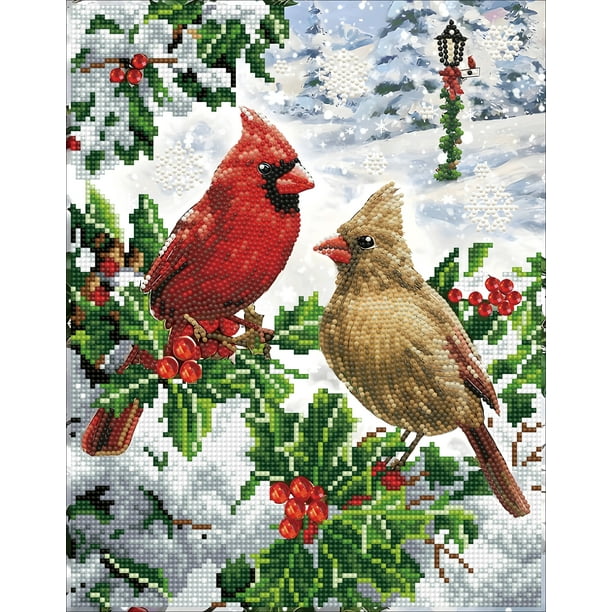 DIAMOND DOTZ® Cardinal Christmas Special Edition Diamond Painting