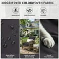 thumbnail image 4 of Kimunuk Outdoor Seat Cushion Set, 22" X 22" X 4" Water-Resistant & Fade-Resistant Patio Furniture Replacement Cushions with Handle and Straps for Sofa Chair, Grey, 4 of 7