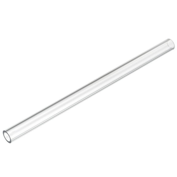 Clear Rigid Tubing 13mm(1/2") ID x 19mm(3/4") OD x 1Ft(305mm) Round Plastic Polycarbonate Tube