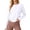 e-83White331, variant on FUYUDY Women Blouse Loose Fit Drawstring Yoga Tops Long Sleeve Workout Shirt For Running Gym Athletic Breathable Casual Activewear Fashionable Female Solid Color Dailywear