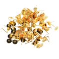thumbnail image 1 of Poste de Pendiente de 100 Uds Perno prisionero de pta Oro KC Sunnimix Pendiente, 1 of 8
