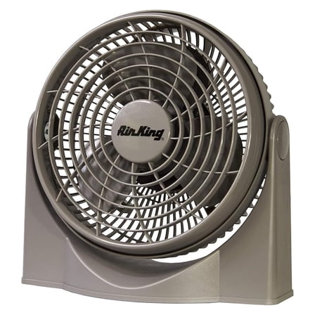 9530 9-Inch 3-Speed High Performance Pivot Fan, gray