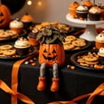 thumbnail image 3 of Clearance! Whimsical Halloween Hanging Legs Planter, Pumpkin, 3 of 8