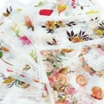 thumbnail image 3 of Wrapables Washi Scrapbooking Stickers Box Set, Peach Floral (20 Sheets), 3 of 7