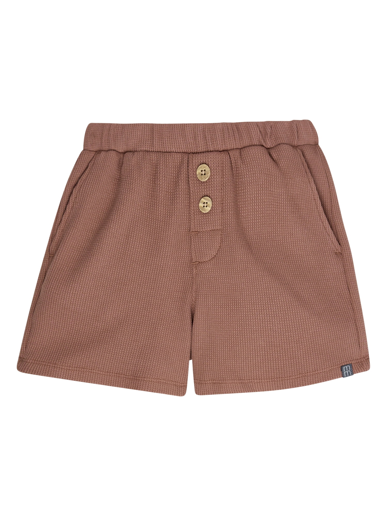Modern Moments by Gerber Toddler Boy Henley Top and Short Outfit Set, 2-Piece, 12 Months - 5T