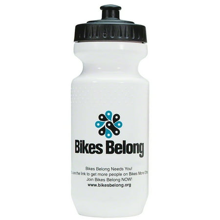 Bikes Belong Logo Water Bottle: 21oz.