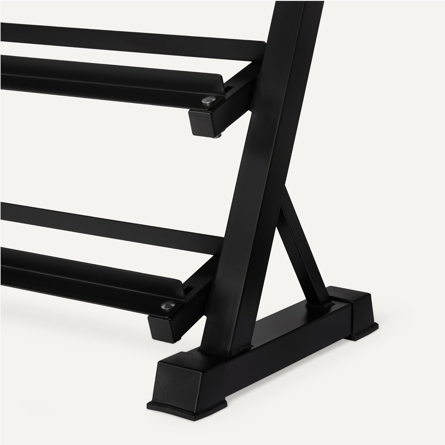 Adjustable Dumbbell Weight Rack, Sturdy 3-Tier Steel Stand