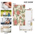 thumbnail image 6 of Yayeee 100% Cotton Hand Towels for Bathroom 16" x 28" Soft Absorbent Kitchen Towel, Retro Christmas Holly, 6 of 7