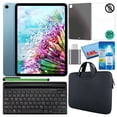 thumbnail image 1 of Apple iPad Air de 10,9" (2022, 64 GB, chip M1, Wi-Fi, azul) (MM9E3LL/A) Paquete con funda negra con cremallera + protector de pantalla + funda de TPU + teclado + limpiador LCD Apple MM9E3LL/A, 1 of 8