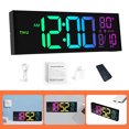 thumbnail image 3 of Reloj Pared Digital Con Control Remoto LED 16 Pulgadas Likrtyny, 3 of 9