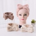 thumbnail image 2 of Diadema de spa, diadema de maquillaje, bandas para el cabello con nudo para mujer, diadema elástica para spa, diadema para lavar la cara, diademas para yoga, deportes, ducha, 4 piezas, 2 of 5