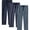 100% Cotton 3 Pack - D, variant on Onimisc Men's 100% Cotton Pajama Pants Lightweight Pjs Bottoms Sleepwear Bottom Pants with Pocket Drawstring 3-Pack