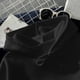 thumbnail image 2 of Sudadera con cremallera Gibobby Estampado diario Negro M, 2 of 5