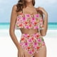 thumbnail image 4 of Traje de Baño para las Mujeres Traje de Baño Dividido de Eslinga, Trajes de Baño de Torso Largo para las Mujeres, 4 of 5