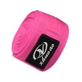 thumbnail image 3 of Wosthever Vendaje de boxeo Algodón Elástico Fitness Mano Absorbente de sudor Cinta deportiva portátil Gimnasios en casa Rosado, 3 of 6