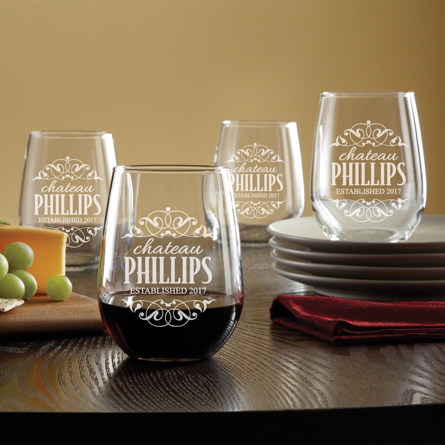 decorative wine glass sets
