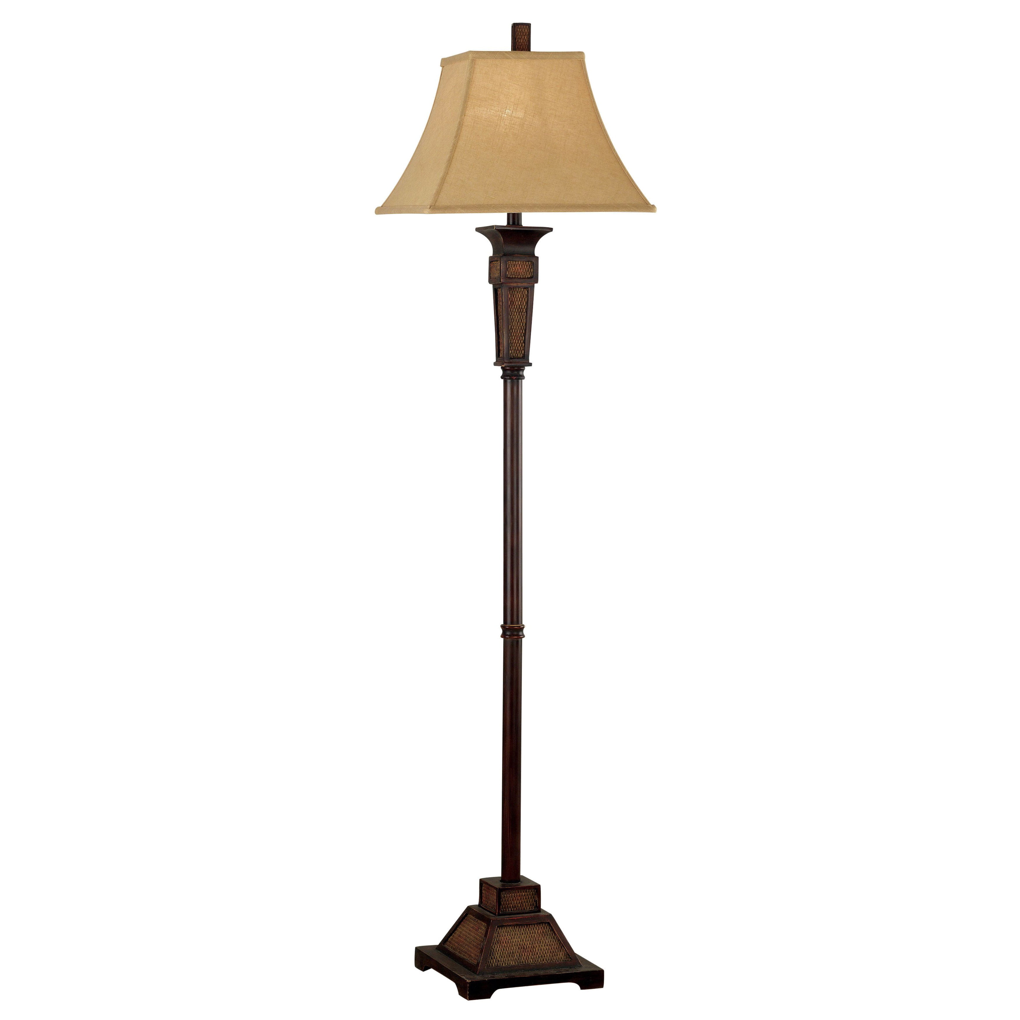 Design Craft Weston Brown Wood Floor Lamp Com