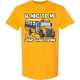 thumbnail image 3 of Inktastic School Bus Driver Be Nice T-Shirt, 3 of 5