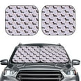 thumbnail image 2 of Balery 2 Piece Dachshund Dog Puppy Car Windshield Sun Shade|Foldable Front Windshield Shade for Car Front Window for Most Sedans SUV Truck-Medium, 2 of 7