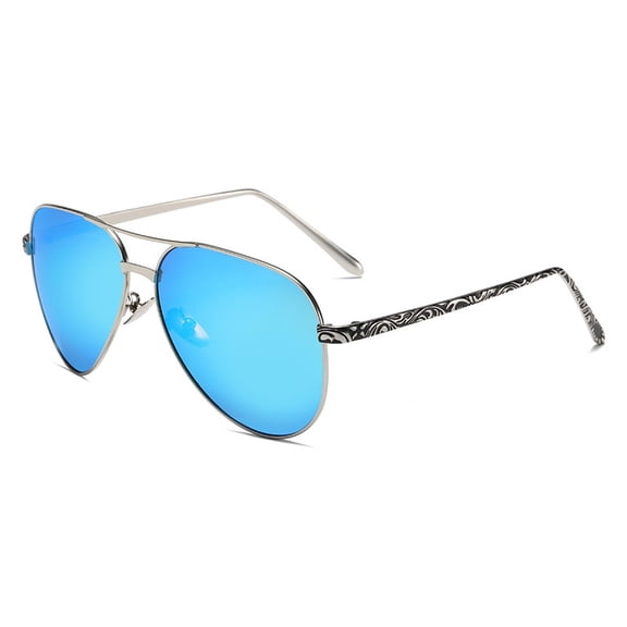 2026 Fashionable UV-Protective Women's Sunglasses with Metal Pattern, Aviator Polarized Sunglasses for Men