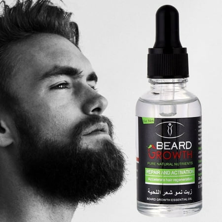 Beard Grow Liquid, Facial Hair Supplement Mens, Hair Growth Vitamins, For Thicker and Fuller Beard,100% Natural Premium Ingredients Promotes Healthy Beard