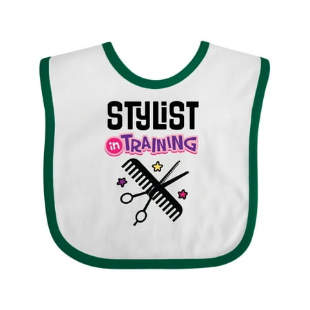 

Inktastic Future Hair Stylist in Training Girls Baby Bib