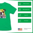 thumbnail image 4 of Tee Hunt Dean Russo Serious Bulldog Youth T-Shirt Dog Best Friend Pet Paw Kids, Green, X-Large, 4 of 5