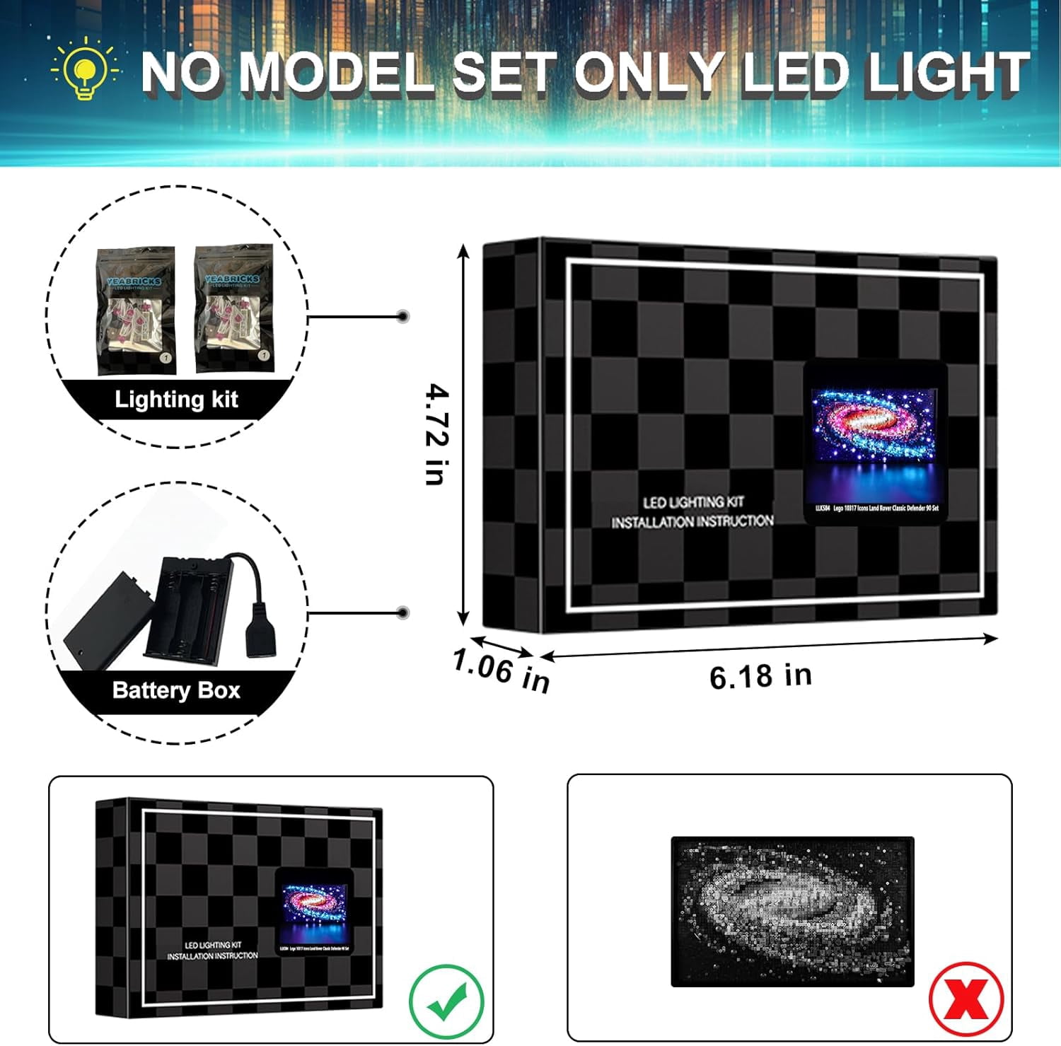 LED Light Kit for Lego 31212 The Milky Way Set, Compatible with Lego 31212 Building Blocks Model(Not Include Blocks Set)
