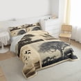thumbnail image 3 of Homewish Female Men Women Wildlife Lion Elephant Giraffe Full Size Comforter Sets 3-Piece,African Savanna Bedding Comforter Set,Animal Migration Lightweight Bedding Sets,Super Cozy Room Decor, 3 of 8