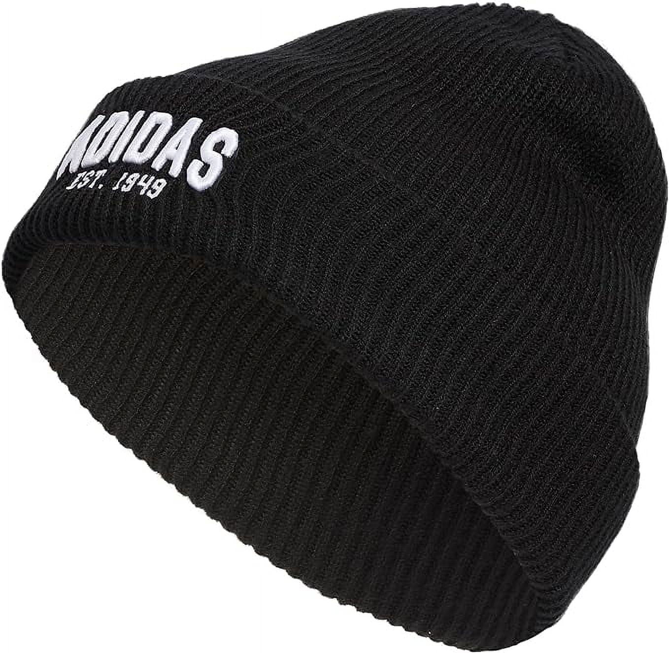 Adidas Originals Sunday Cuffed Beanie Hat in Red/Black