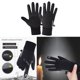 thumbnail image 2 of Guantes de ciclismo Mujer Hombre Pantalla táctil de completo Guantes impermeables Mitten Negro Negro M Sunnimix Guantes de ciclismo de invierno, 2 of 8