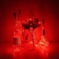 thumbnail image 2 of Wine Bottle Lights with Cork, Battery Operated 20 LED Cork Shape Silver Wire Colorful Fairy Mini String Lights(No Bottles) for DIY, Party, Decor, Christmas, Halloween,Wedding, 2 of 7