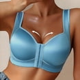 thumbnail image 5 of Warop Women's Push-Up Bra, Solid Color Wire-Free with Side Support, Breathable Adjustable Straps Front Closure for Everyday Comfort, 5 of 5